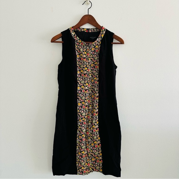 Rag & Bone 100% Silk Sleeveless Dress Floral Print Sz 6 - Picture 8 of 8